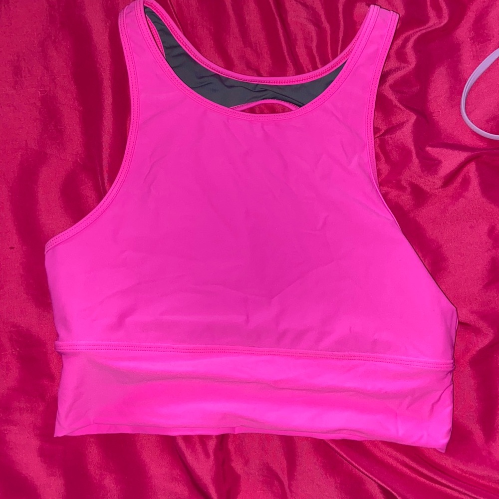 HOT PINK JOLYN SPORTS BRA
